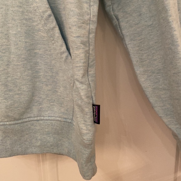 Patagonia women’s Organic Cotton Bicycle Pattern Hoodie Sweatshirt sizeM - Picture 4 of 6